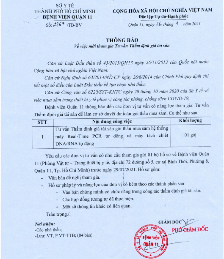 TB MỜI THAM GIA TƯ VẤN THẨM ĐỊNH GIÁ TÀI SẢN