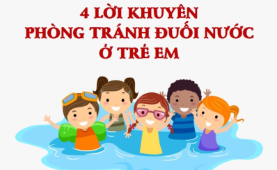 (HCDC)-4 lời khuyên phòng tránh đuối nước ở trẻ em