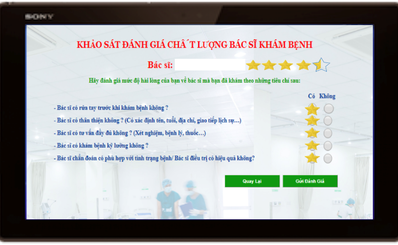 Giới thiệu sản phẩm bình chọn Giải thưởng Y tế thông minh của Bệnh viện Hoàn Mỹ Sài Gòn: “Người bệnh chấm điểm bác sĩ”