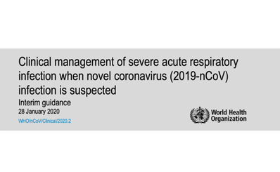 Tổ chức Y tế Thế giới giới thiệu tài liệu Hướng dẫn cách chăm sóc tại nhà cho người bệnh nghi nhiễm coronavirus (2019-nCoV) với các triệu chứng nhẹ và quản lý tiếp xúc